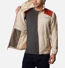 Jaqueta COLUMBIA Masc.Flashback Windbreaker Bege/Laranja T:G KO3972/271 Promoção