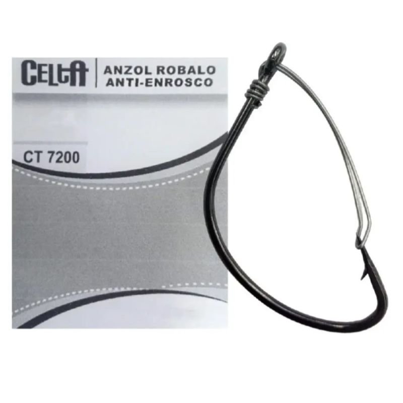 Anzol Celta Robalo Anti Enrosco 2/0 CT7200 Crt.5un