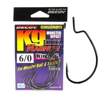 Anzol Decoy Monster Offset Kg Magnum Worm 26 10/0 crt.4un