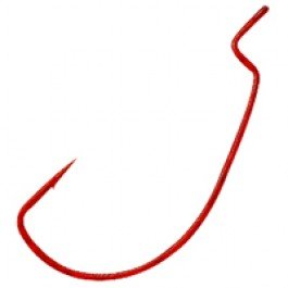 Anzol Gamakatsu Worm Offset EWG Red 02 Crt.6un