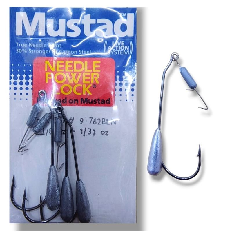 ANZOL MUSTAD NEEDLE P.LOCK 91762BLN 3/0 CRT.4UN