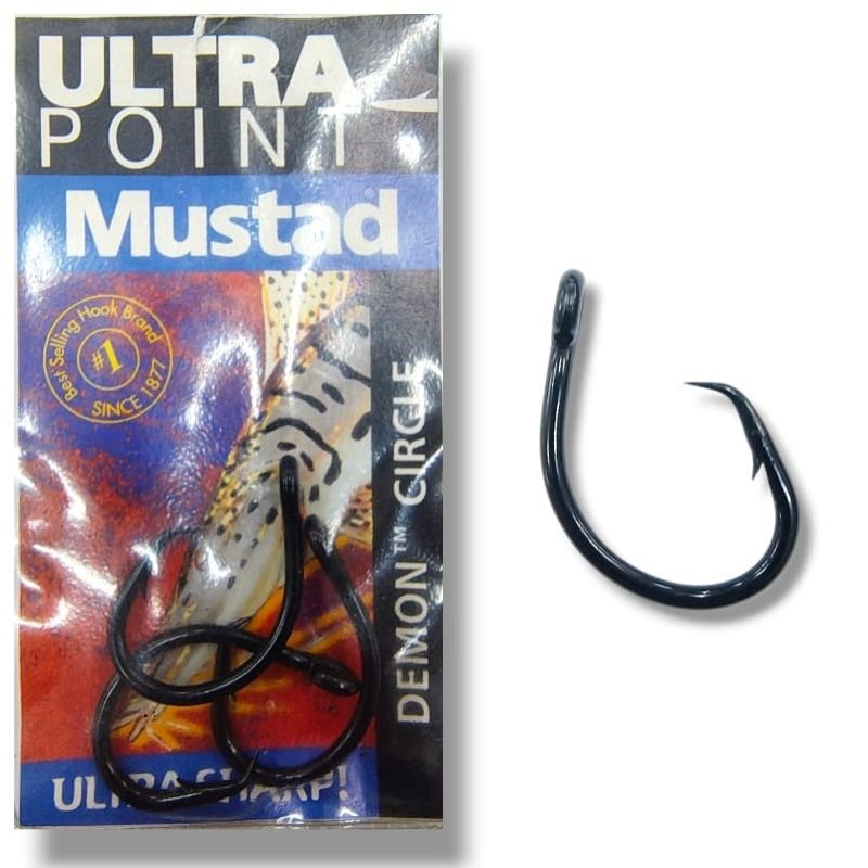 ANZOL MUSTAD UP DEMON CIRCLE 39950 8/0 CRT.3UN