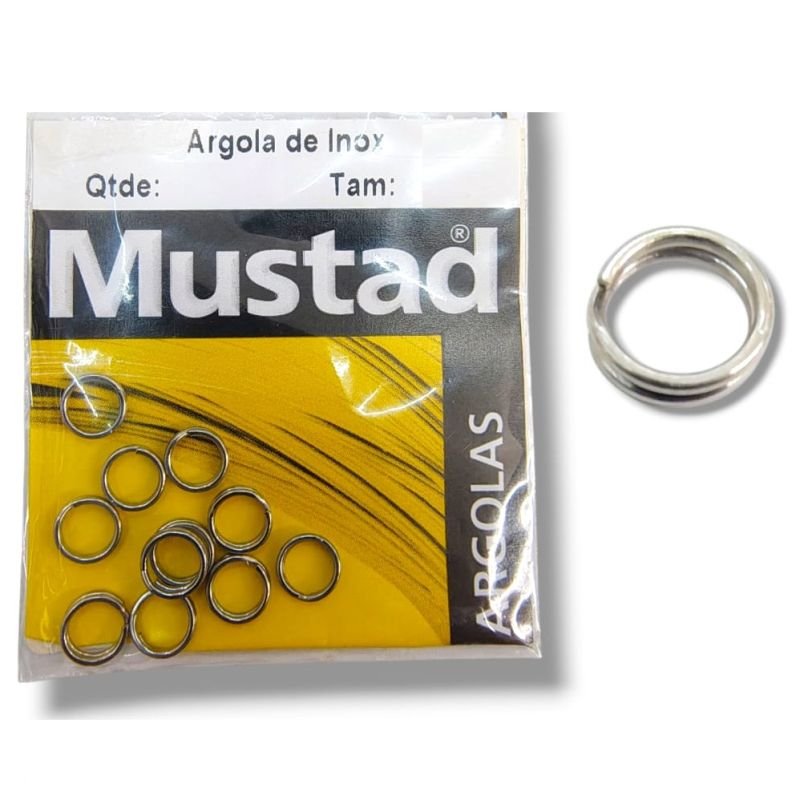 Argolas Inox (Split Ring) Mustad T:6SS c/09un