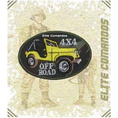 Bordado Termocolante Jeep Piloto Elite Comandos