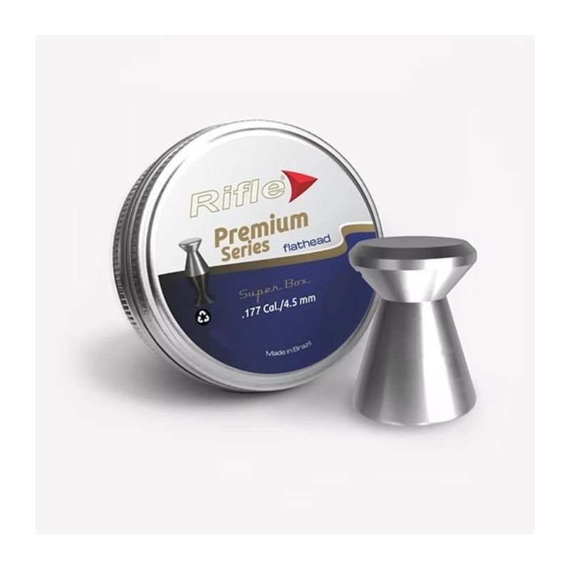 CHUMBINHO RIFLE 4,5MM PREMIUM FLAT HEAD 250UN