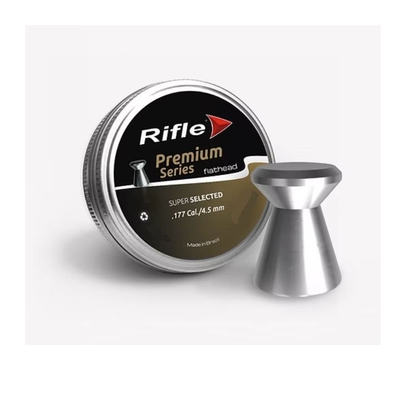 CHUMBINHO RIFLE 4,5MM PREMIUM FLAT HEAD S.SELECTED 500UN