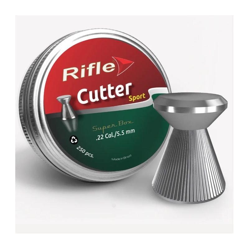 CHUMBINHO RIFLE 5,5MM CUTTER SPORT 250UN