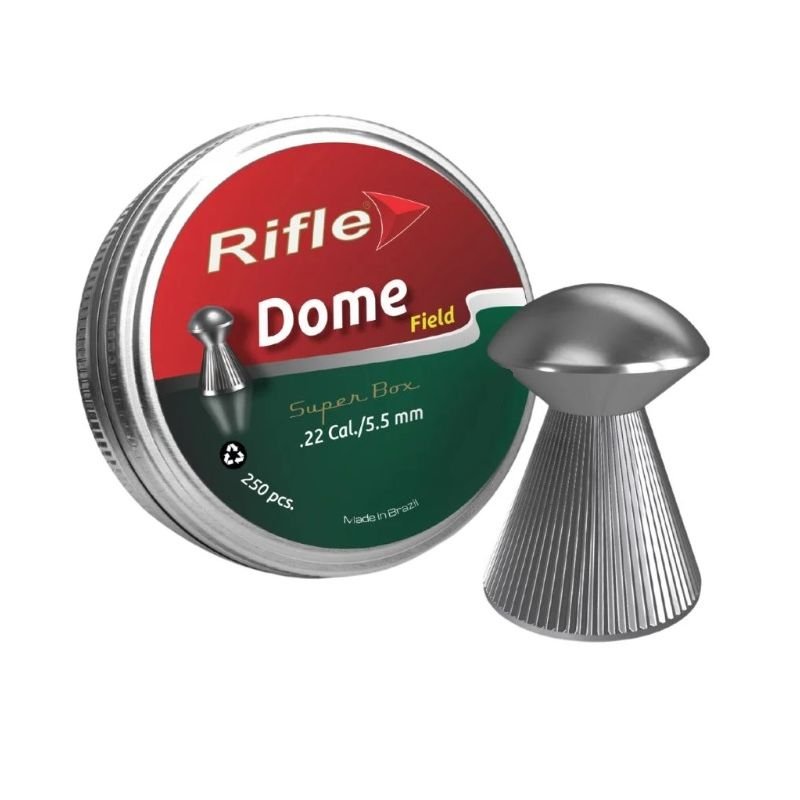 CHUMBINHO RIFLE 5,5MM DOME FIELD 250UN