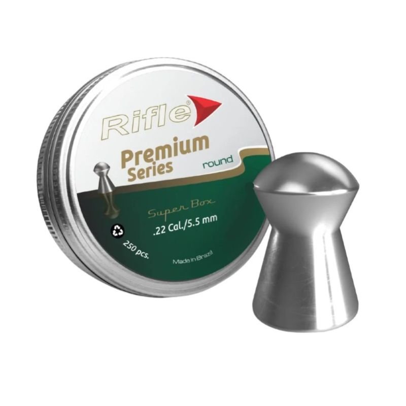 CHUMBINHO RIFLE 5,5MM PREMIUM ROUND 250UN