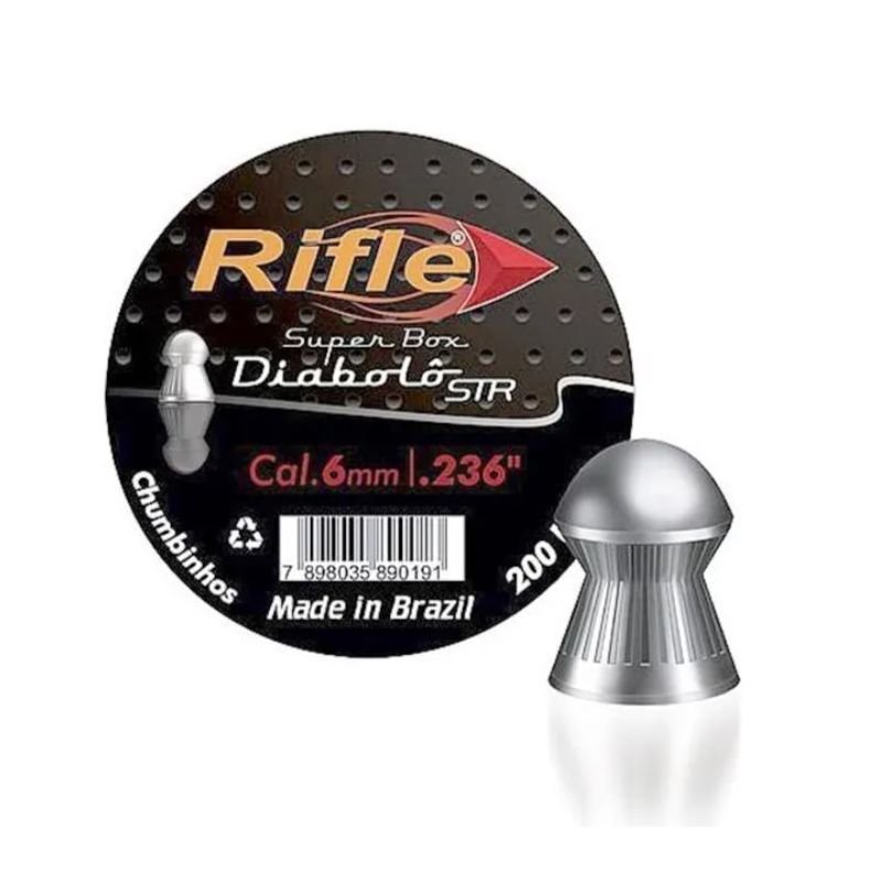 CHUMBINHO RIFLE 6,0MM DIABOLÔ STR 200UN
