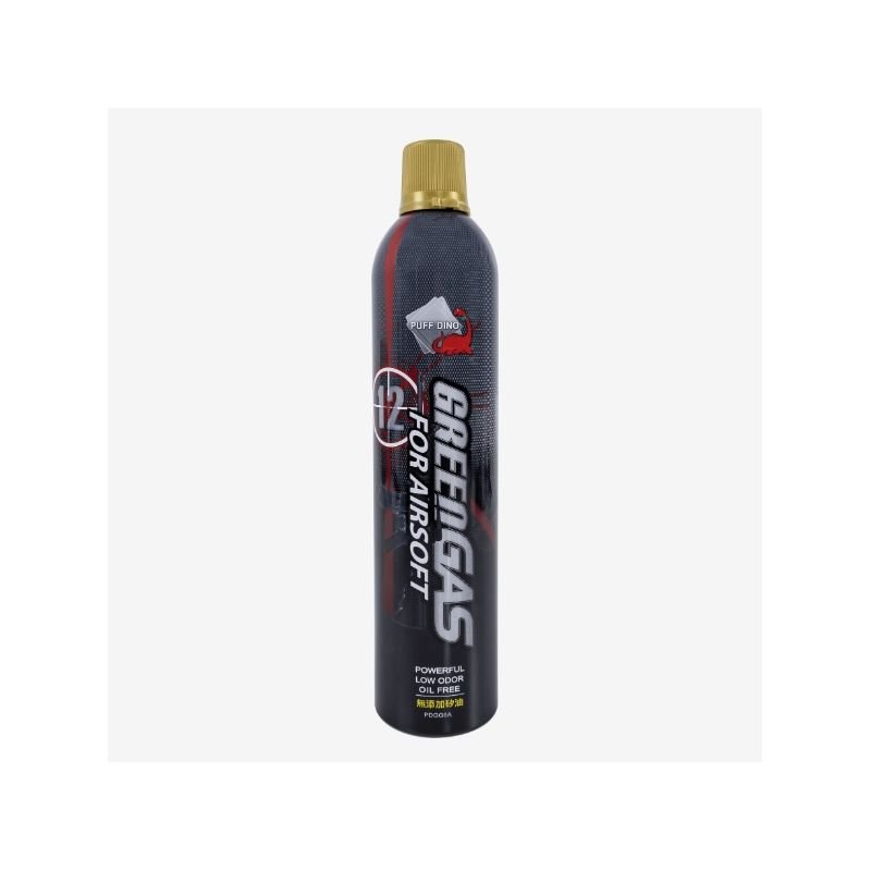 Cilindro de Green Gas Puff Dino s/oleo 600ml