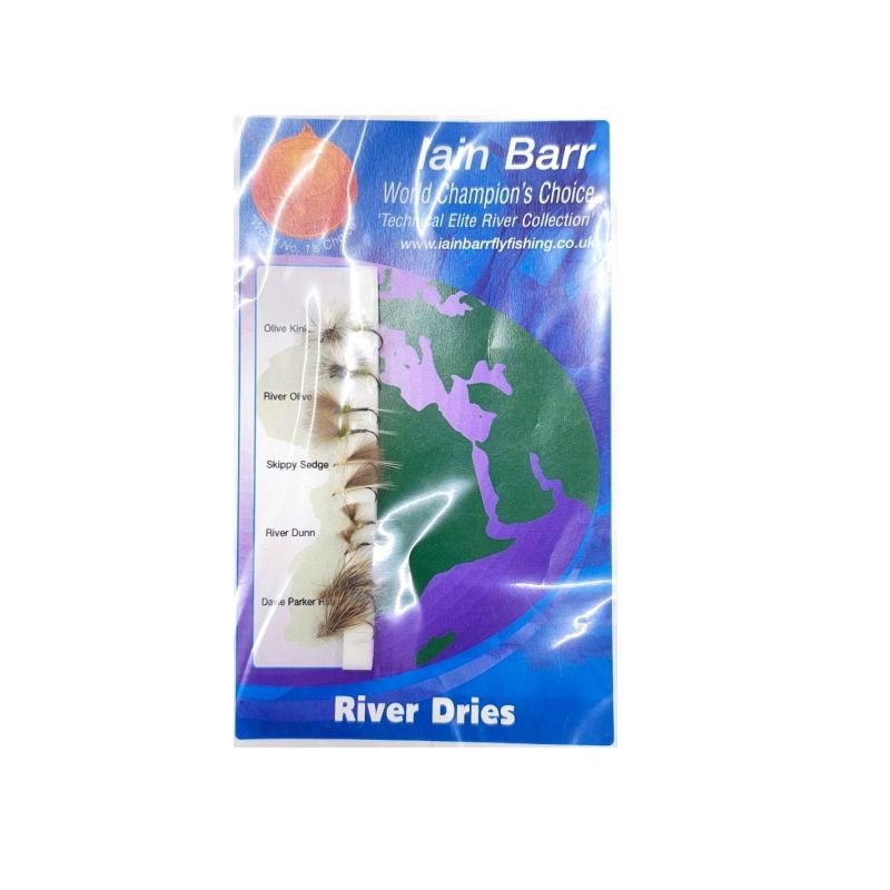 Coleção 10 iscas de Fly Iain Barr - River Dries