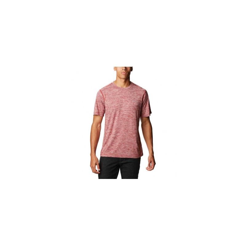 Camiseta COLUMBIA MC Deschutes Runner Vermelho T:G AO1293/678 Promoção
