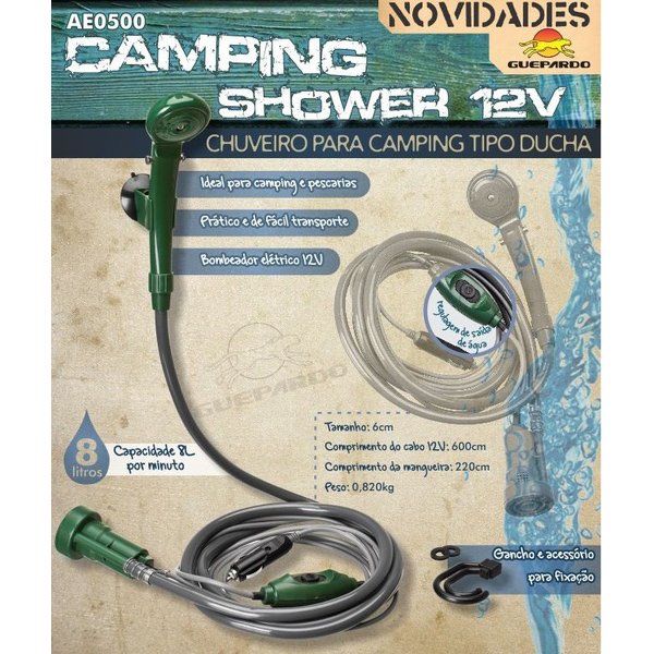 Ducha Guepardo AE0500 Camping Shower 12v