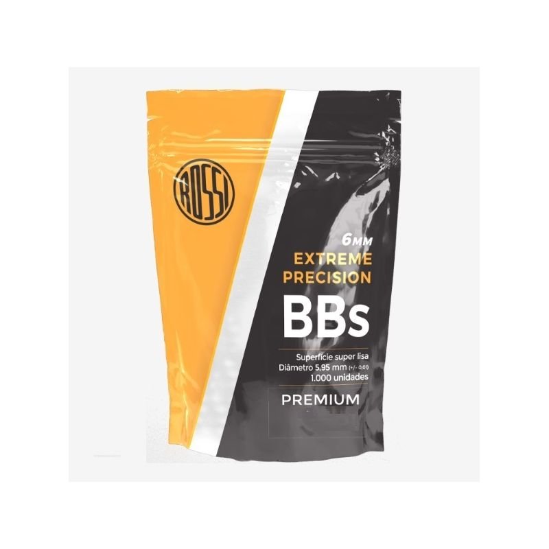 Esfera plast.Rossi Premium 6mm 0,25g saco 1000un R/25207807