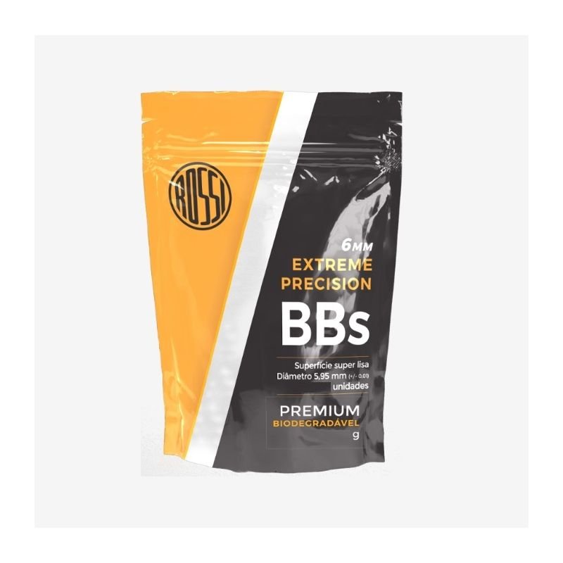 Esfera plast.Rossi Premium Bio.6mm 0,28g saco 4000un R/25207847