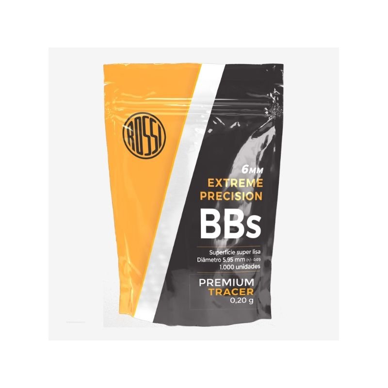Esfera plast.Rossi Premium Tracer 6mm 0,20g saco 1000un R/25207850