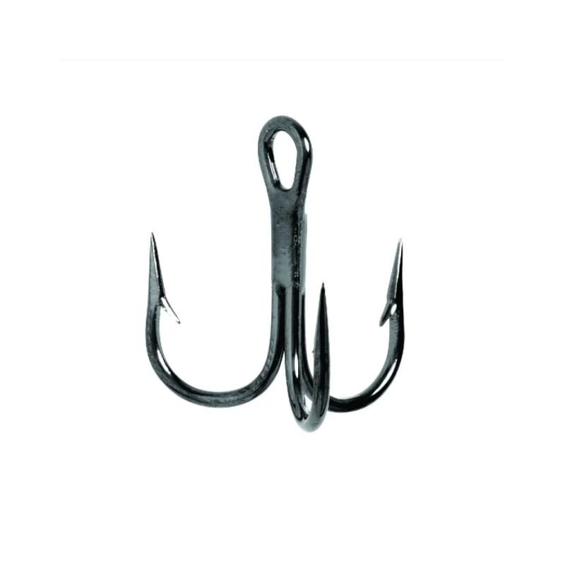 Garatéia Eagle Claw 4X L7777BPG Nº02 Preto Platina c/5un