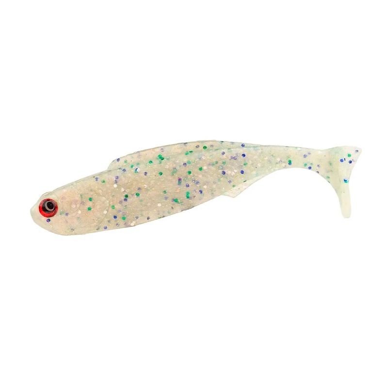 Isca HKD Beast Shad 10,5cm 10g Crt.5un Cor:20 Pearl White