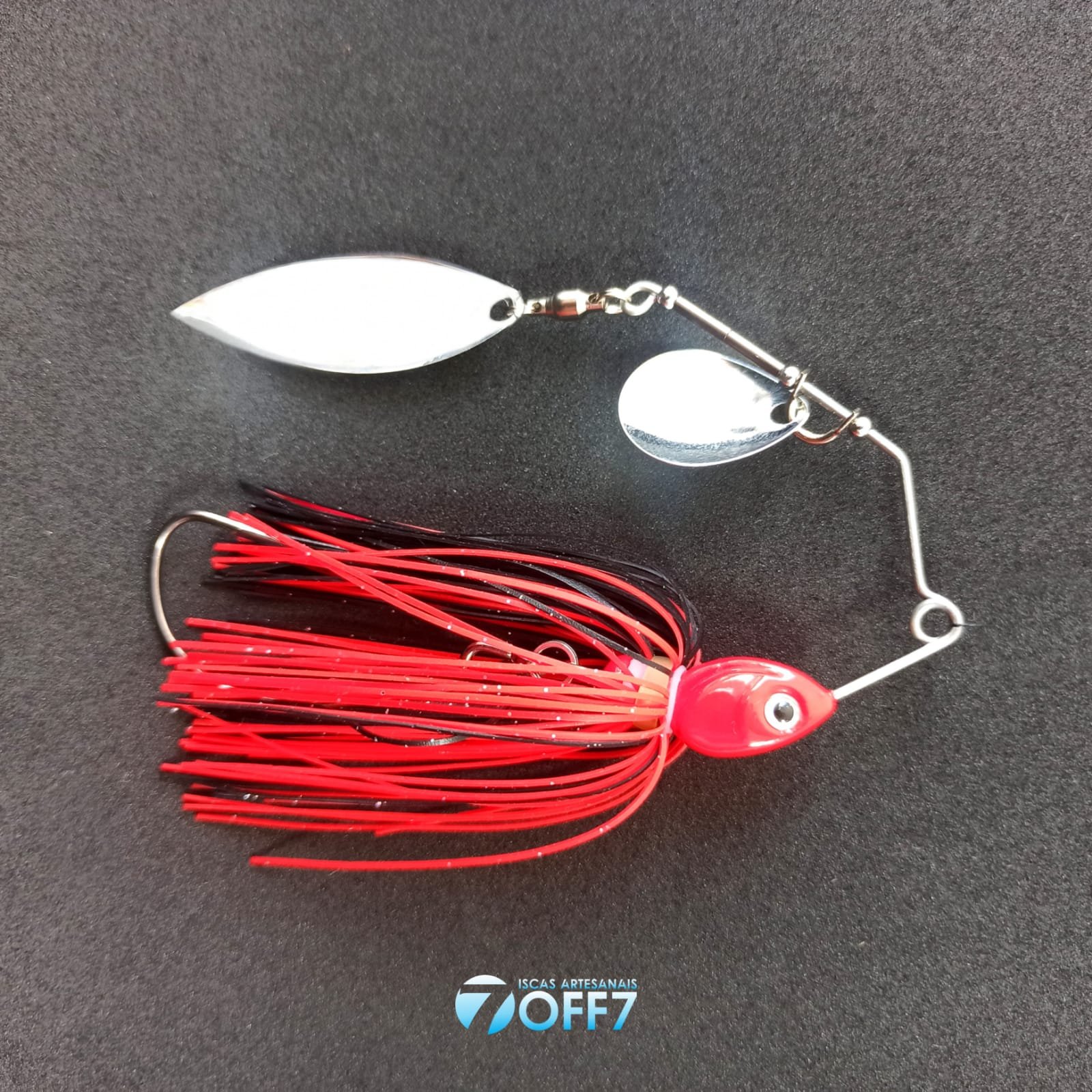 Isca OFF7 Spinner Bait Cyclone 4/0 20g Cor:01