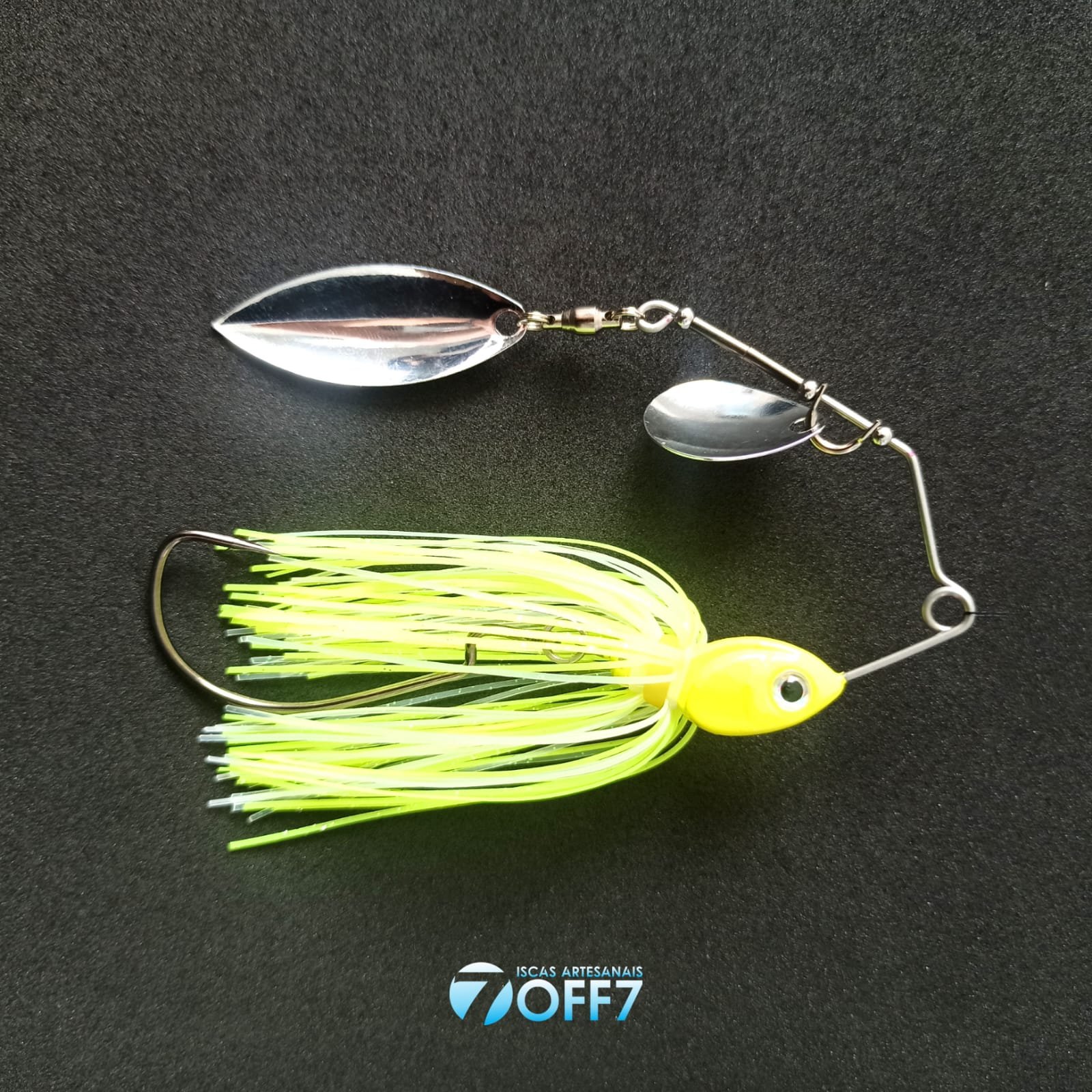 Isca OFF7 Spinner Bait Cyclone 4/0 20g Cor:01