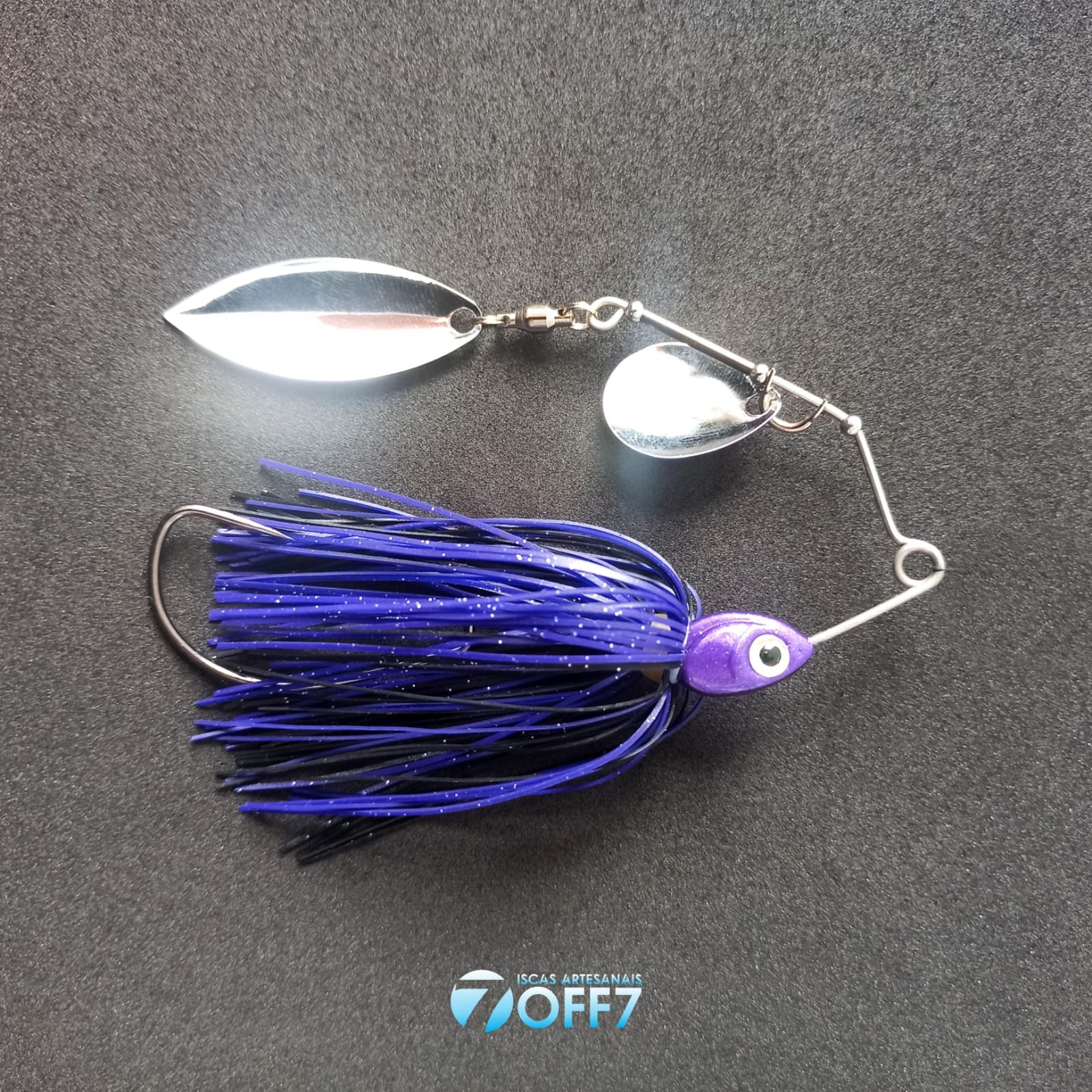 Isca OFF7 Spinner Bait Cyclone 4/0 20g Cor:01