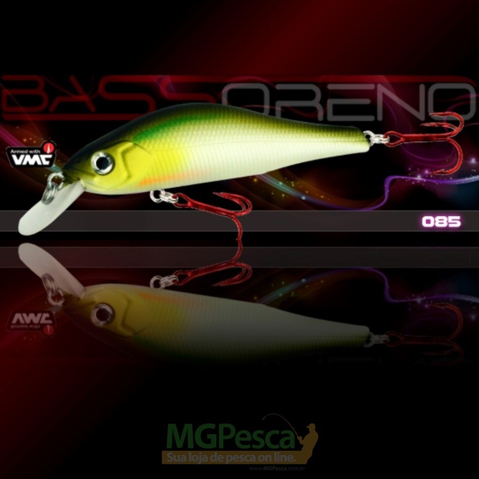 Isca Sumax Bass Oreno Jerkbait 80F 8cm 7,5g Cor:85 Promoção