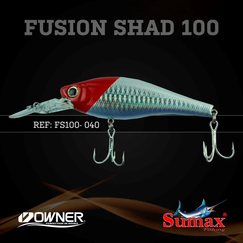 Isca Sumax Fusion Shad 100DR FS-100 10,0cm 21g Cor:058