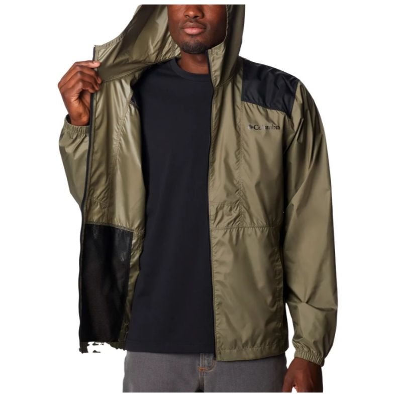 Jaqueta COLUMBIA Masc.Flashback Windbreaker Vde Oliva T:G KM3972/396