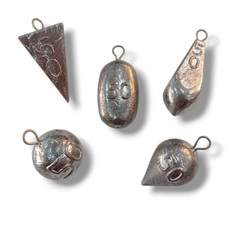 Kit Chumbada Oficial Pesca de Beira 4 Pct.50g