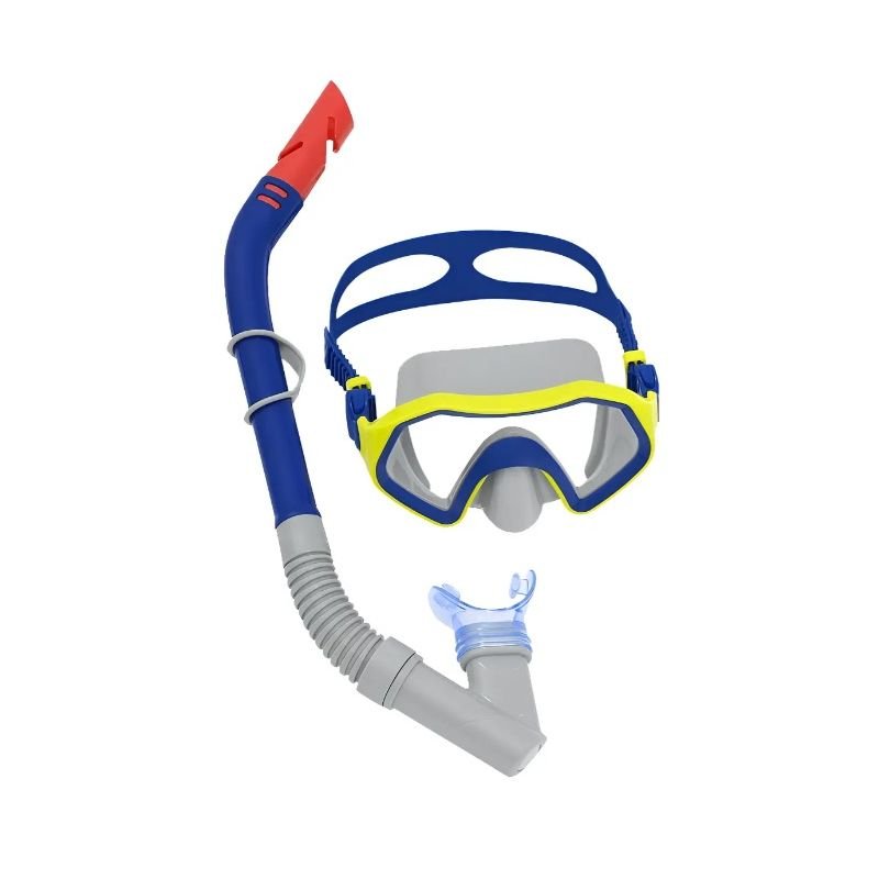 Kit Snorkel + mascara de mergulho infantil Bestway Crusader R/24025