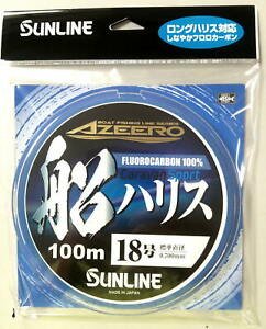 Linha Fluorocarbon Sunline Azeero Nº2 0.235mm 10lb 100m