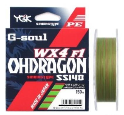 Linha Mult. G-Soul OHDRAGON WX4 SS140 2.0 28lb 0,24mm 150m