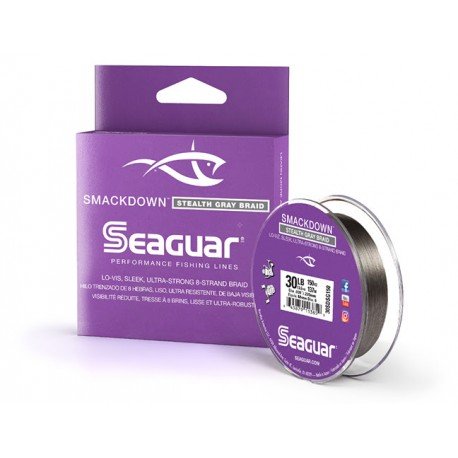 Linha Mult.Seaguar SMACKDOWN 8 fios Cinza 0,285mm 40lb 137m