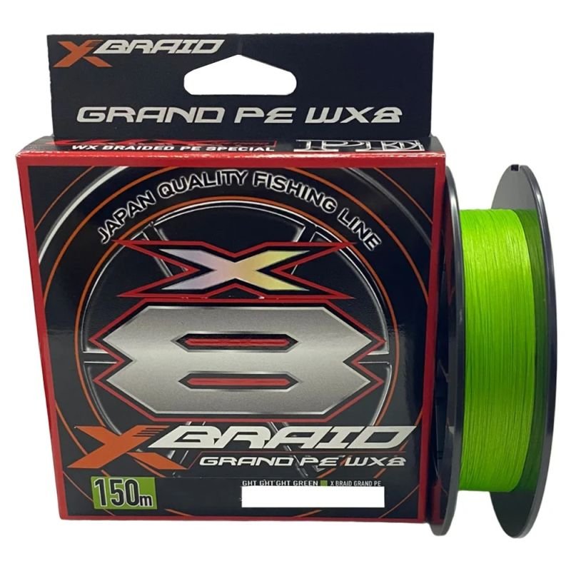 Linha Multif. X-Braid Grand PE WX8 150m Nº1.5 0,21mm 25lb