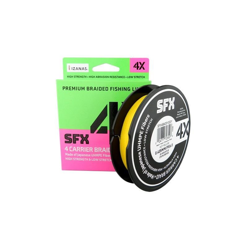 Linha Multif.Sufix SFX 4X 135mt 0,37mm 62lb Vde