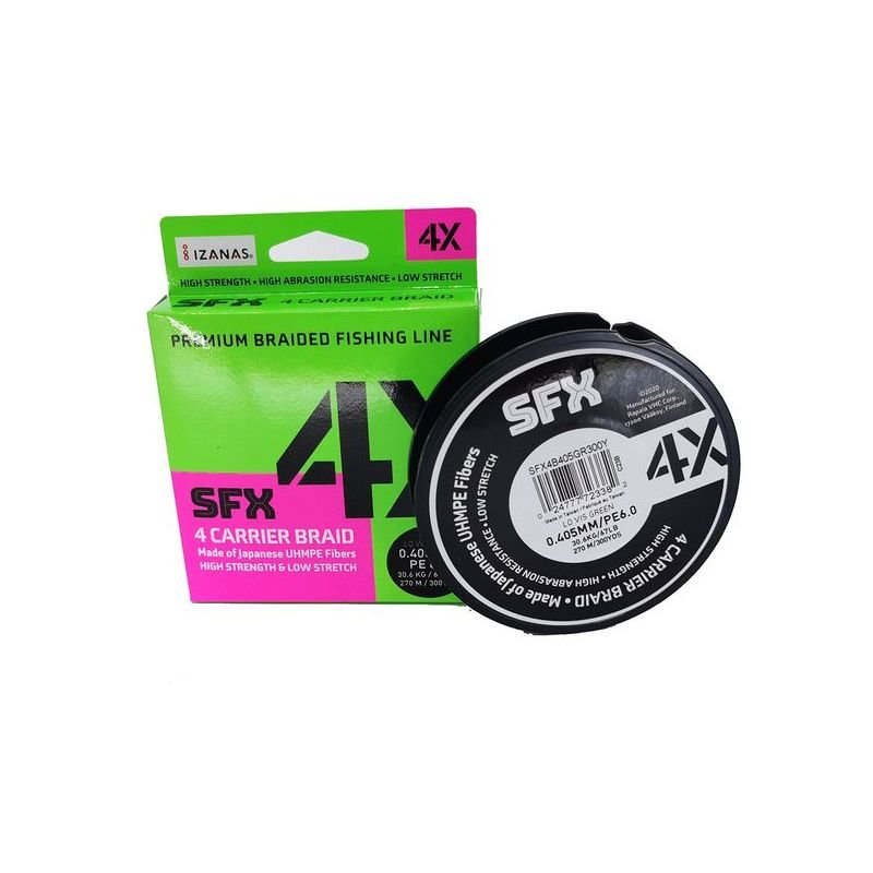 Linha Multif.Sufix SFX 4X 135mt 0,37mm 62lb Vde