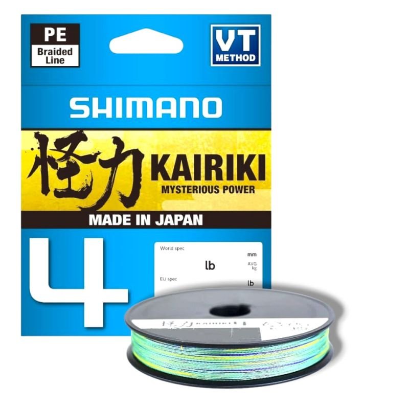 Linha Shimano Kairiki 4 LDM54TE 150mt 15lb 0,160mm Multicolor