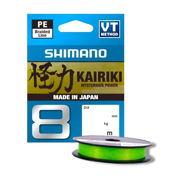 Linha Shimano Kairiki 8 WPLM68R 300m 40lb 0,28mm Vde
