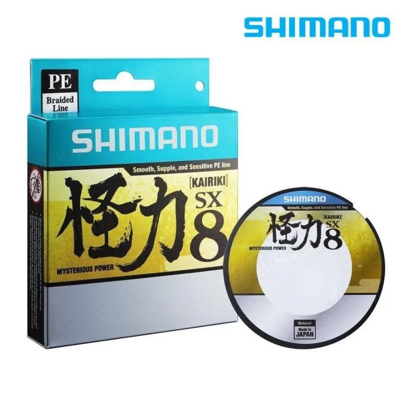 Linha SHIMANO Kairiki SX8 300mt 10lb 0,15mm Cza