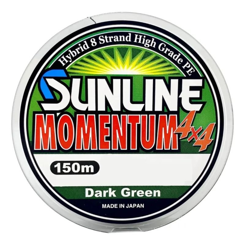 Linha SUNLINE MOMENTUM 4X4 0.208mm N.1,2 20lb 150m Verde