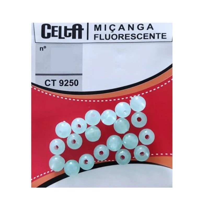 Miçanga Celta Fluorescente M CT9250 Crt.20un