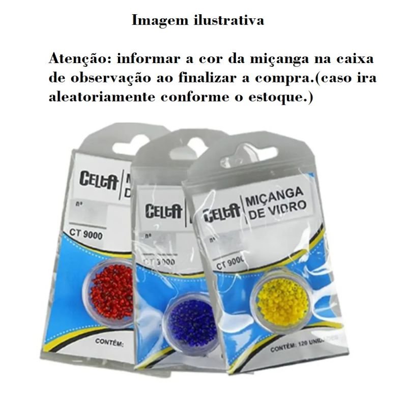 Miçanga de Vidro Celta N.03 CT9000 40un