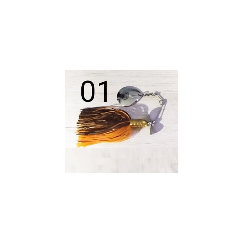 Micro Spinner Bait Spark Spinners 4/0 14g Cor:07