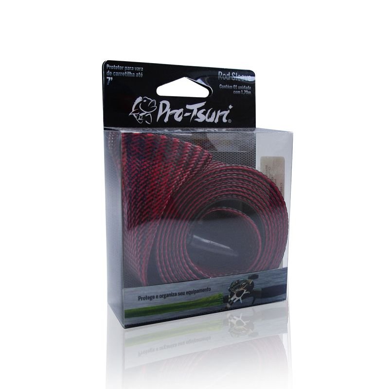 Protetor de Vara Pro-Tsuri p/Carretilha 10P0005/10P005A 7´ 1,70m Vermelho/Preto