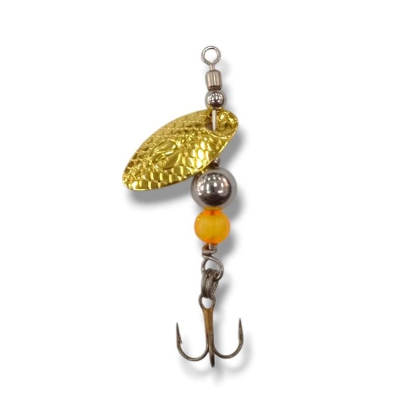 Spinner Leaf Spark Spinners 5,0cm 3g Amarelo